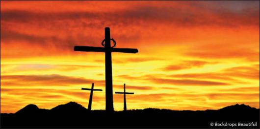 Backdrops: Easter Cross 1