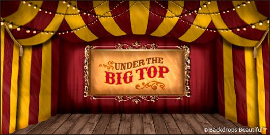 Backdrops: Circus  8 Big Top