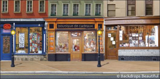 Backdrops: Shopfront 4 France