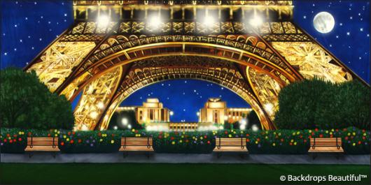 Backdrops: Paris Eiffel Tower 5 Night