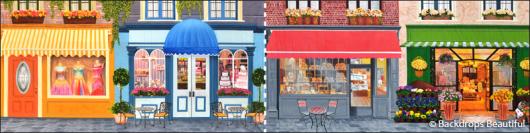 Backdrops: Shopfront 6 Cafe Panel