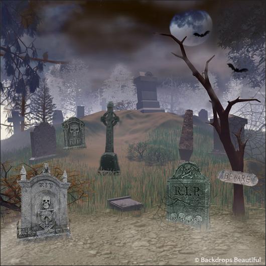Backdrops: Graveyard 2B