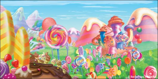 Backdrops: Candyland 8B
