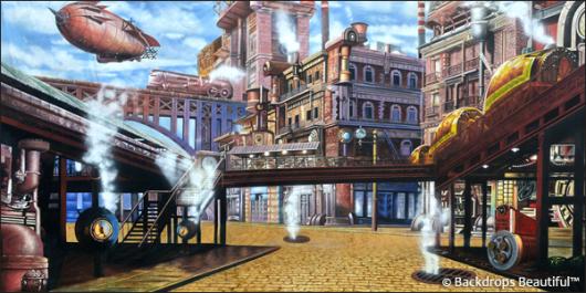 Backdrops: Steampunk 3 Metro
