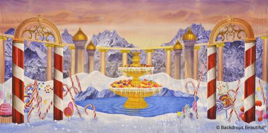 Backdrops: Candy Castle  7 Fountain