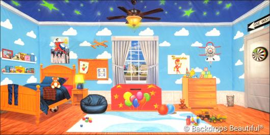 Backdrops: Dream Room 4 Blue