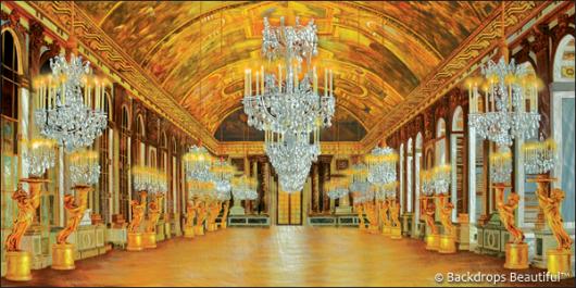 Backdrops: Palace Interior 7 Chandeliers