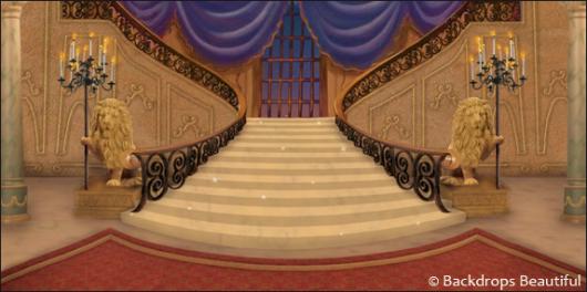 Backdrops: Mansion Interior 5C Purple