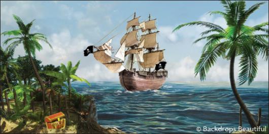Backdrops: Pirate Ship 1