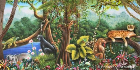 Backdrops: Jungle Animals 3
