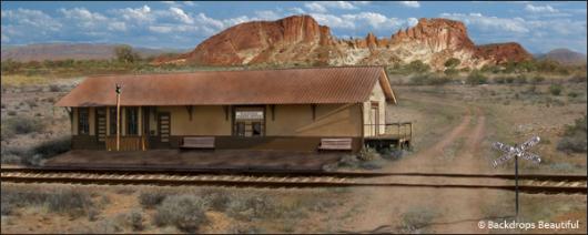 Backdrops: Outback Station 1B