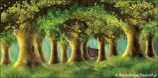 Backdrops: Enchanted Trees 2 Cottage