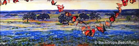 Backdrops: Butterflies in flight