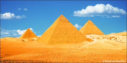 Backdrops: Pyramids 2 by Day