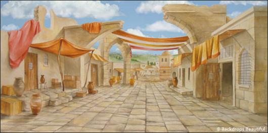 Backdrops Beautiful | Hand Painted Scenic Backdrop Rentals and Sales