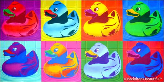 Backdrops: Pop Art 1 Ducks