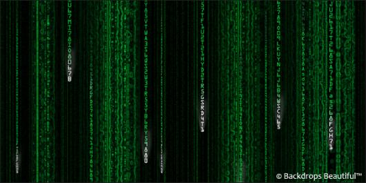Backdrops: Coded Rain 1