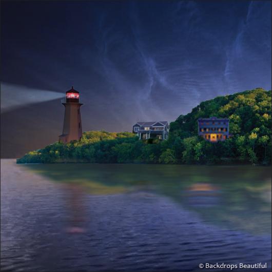 Backdrops: Island 4 Lighthouse