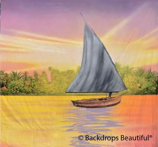 Backdrops: Sunset Sail 2