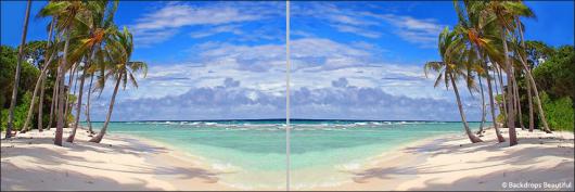 Backdrops: Tropical Beach Panel 3