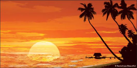 Backdrops: Sunset Beach 3