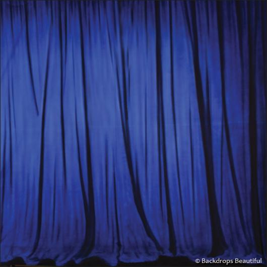 Backdrops: Drapes Blue 8B