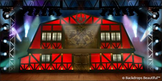 Backdrops: Stage Barn