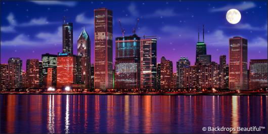 Backdrops: Chicago Skyline 2