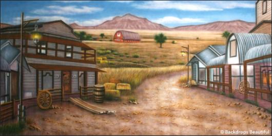 Backdrops: Prairie 1 Town