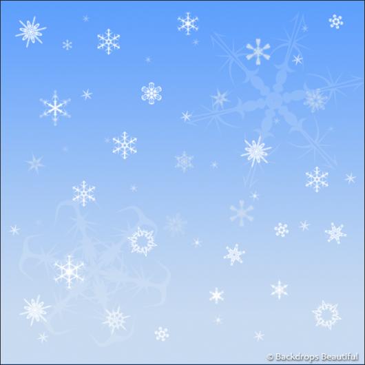 Backdrops: Snowflakes 5