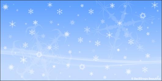 Backdrops: Snowflakes 1B