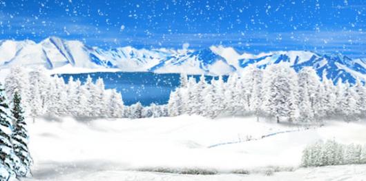Backdrops: Winter Wonderland 4B
