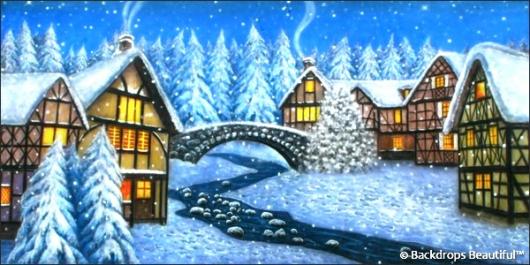 Backdrops: Winter Village 3