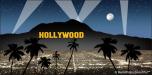 Hollywood Sign 4 Blue