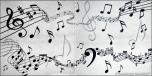 Musical Notes 3 Panel