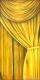 Drapes Gold Leg Right