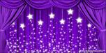 Drapes Purple 3 Stars