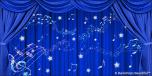 Drapes Blue 4 Music