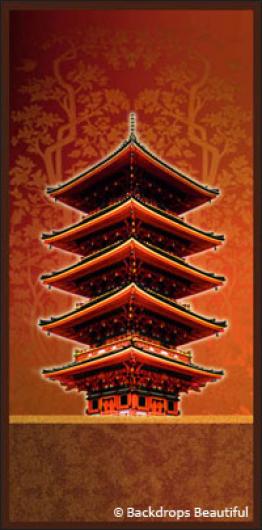 Backdrops: Asian Pagoda 1