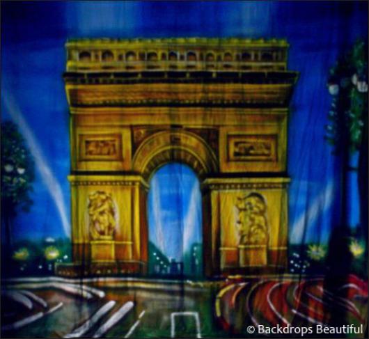 Backdrops: Paris Arch De Triumph 1A