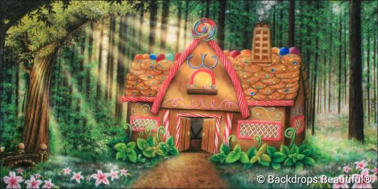 Backdrops: Gingerbread House 2