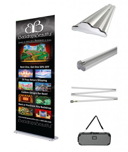 Backdrops: Retractable Banner Stand 1