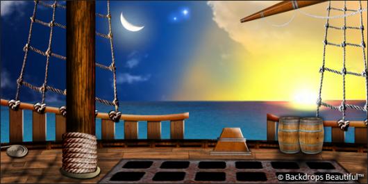 Backdrops: Pirate Ship 4 Deck