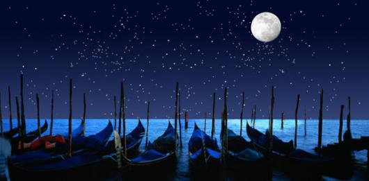 Backdrops: Gondolas by Night 1