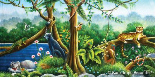 Backdrops: Jungle Animals 3