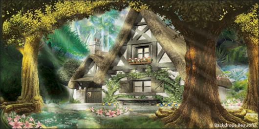 Backdrops: Mystic Forest  8 Cottage