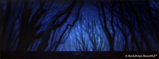 Backdrops: Dark Forest 11 Twilight