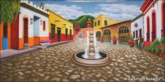 Backdrops: Mexican Village 1