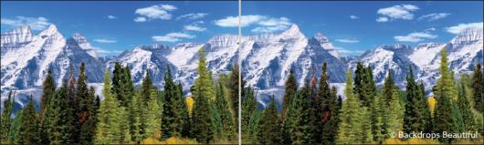 mountain scene backdrop