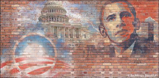 Backdrops: Patriotic USA 3 Obama